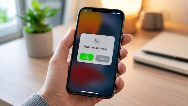 Напоминание о звонке на iPhone — где найти, как включить и не забыть перезвонить. Фото.