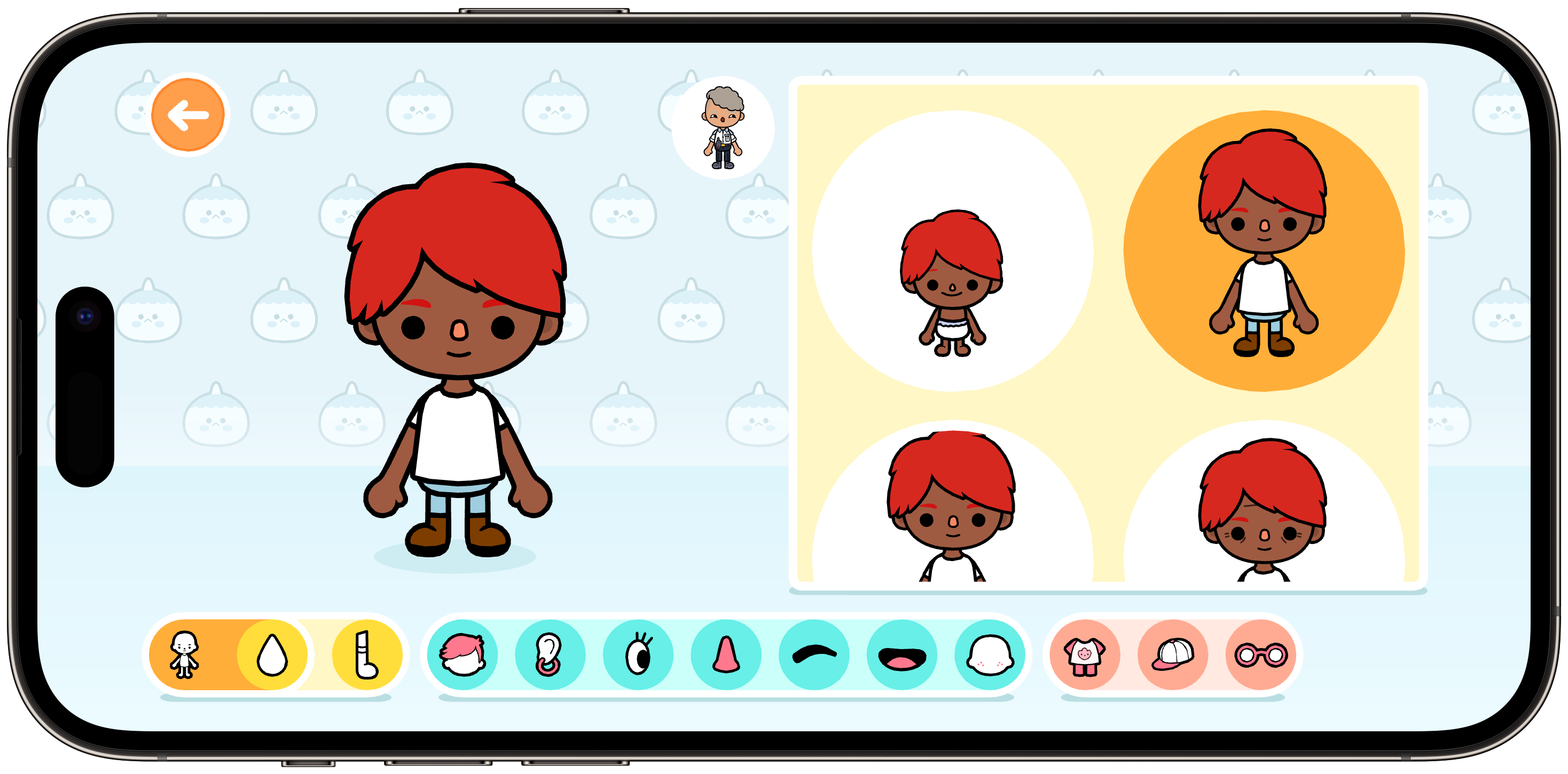 Что такое Toca Boca World простыми словами. Сначала вы создаете персонажа и начинаете играть. Фото.