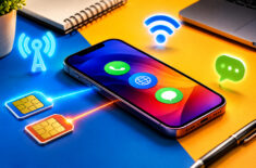iPhone с двумя SIM-картами: как правильно настроить звонки, интернет и сообщения. Фото.