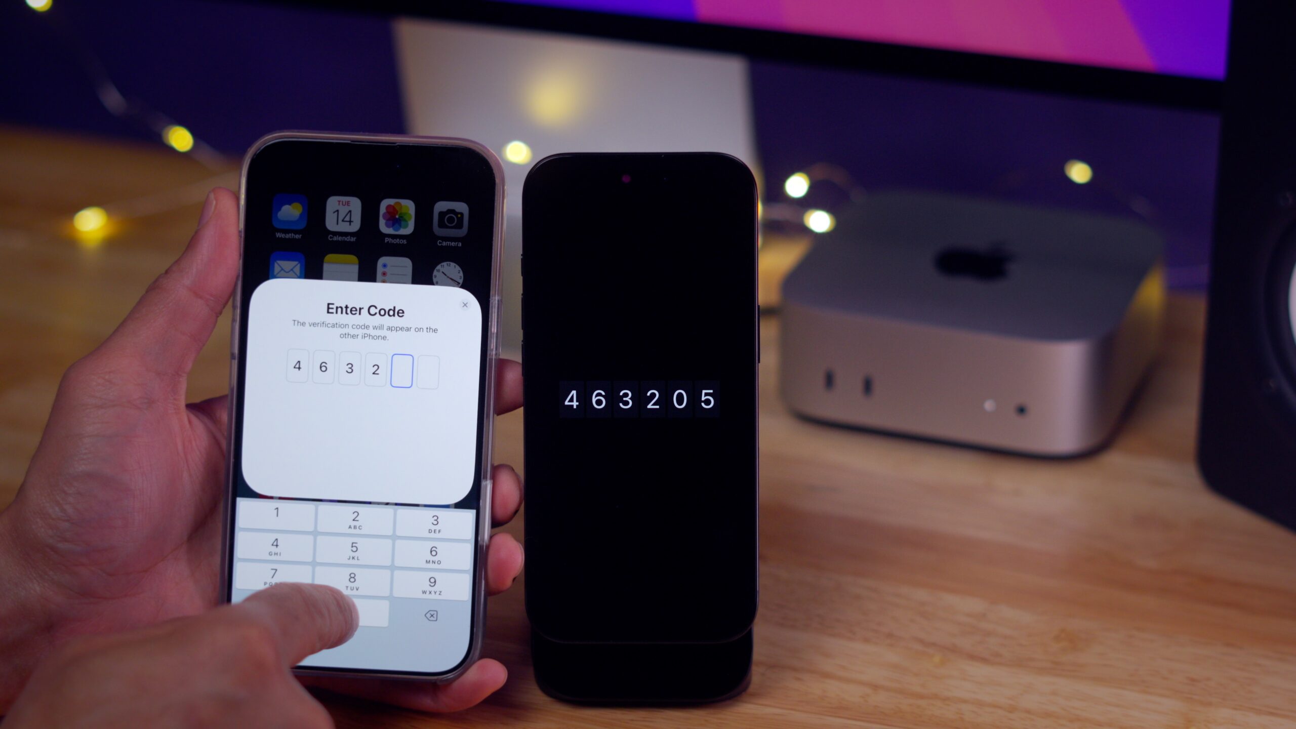 Выйти из режима восстановления на iPhone без потери данных. Введите код для восстановления. Фото.