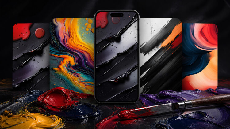 5 обоев для iPhone в стиле масляной живописи — скачать бесплатно. Фото.