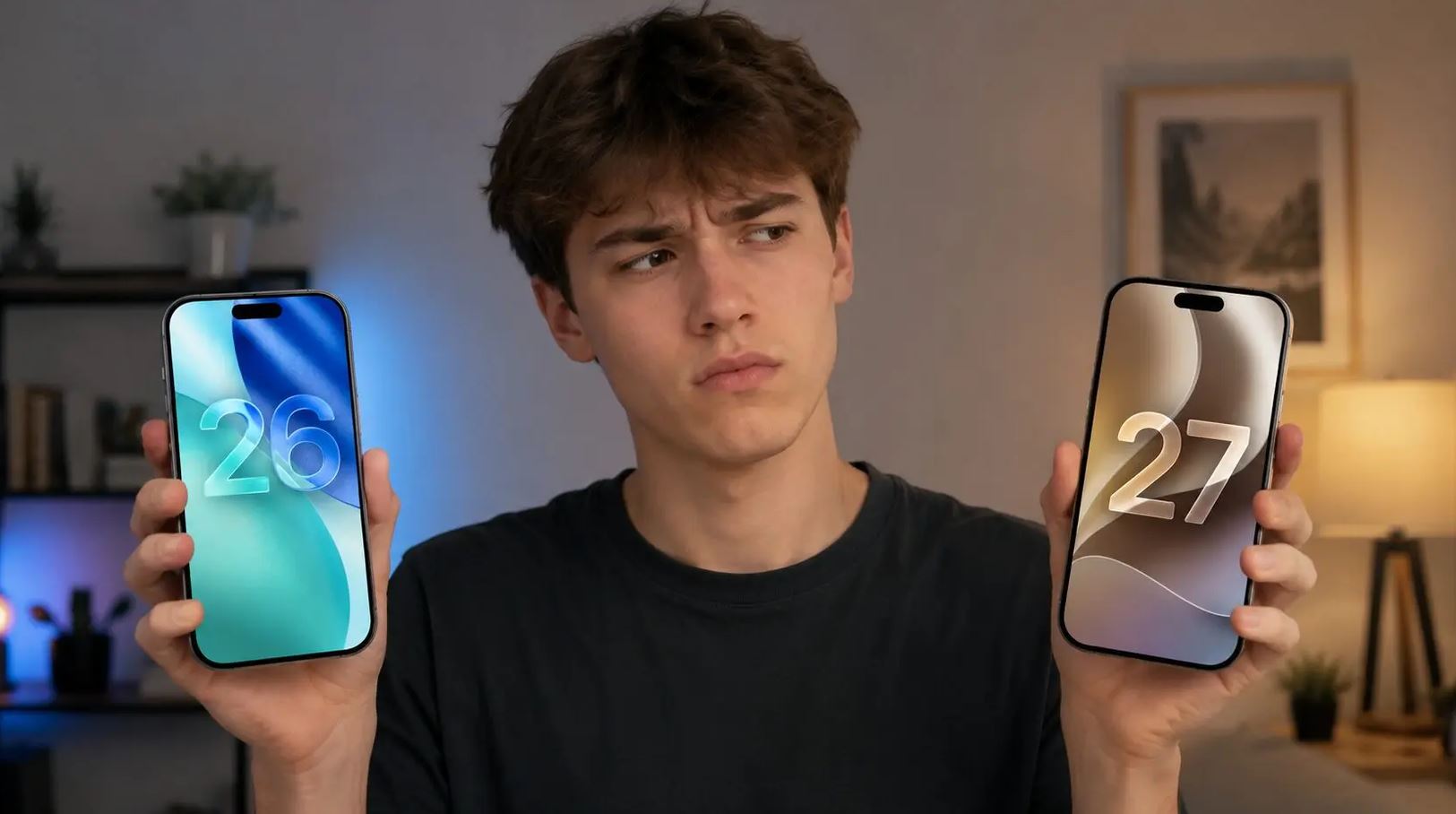 iOS 26.6 или iOS 27 — что качать. Сейчас многие хотят обновиться до новой версии, но торопиться не стоит. Фото.