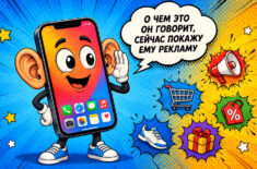 Слушает ли вас iPhone ради рекламы — правда или миф. Фото.