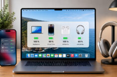 Как смотреть заряд AirPods, iPhone и любых других устройств на Mac. Самый удобный и бесплатный способ. Фото.