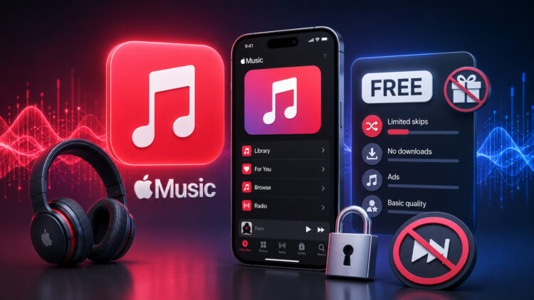 Apple Music можно будет слушать бесплатно — сроки выхода и ограничения нового тарифа. Фото.