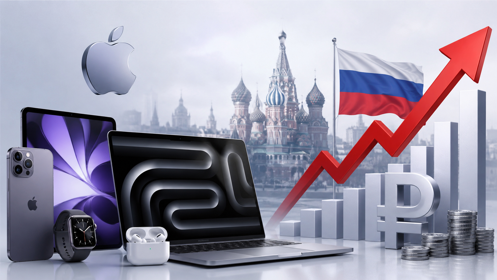 Как возможное подорожание Apple повлияет на цены в России. Естественно, подорожание не обойдет стороной и нашу страну. Фото.