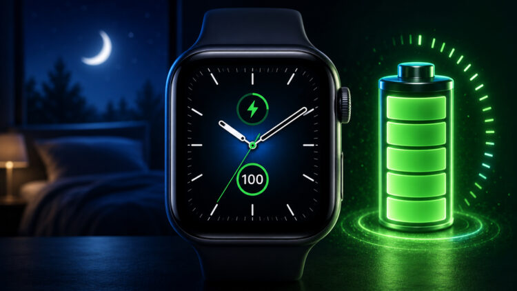 Я правильно настроил экран Apple Watch и экономлю заряд каждую ночь. Фото.