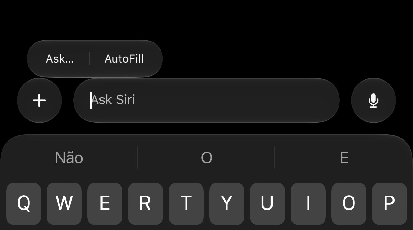 Как выбрать ChatGPT вместо Siri в iOS 27. Тапаете на Ask. Фото.