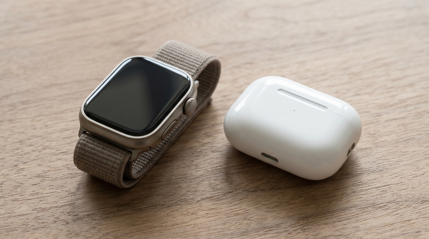 Что выбрать для измерения пульса: AirPods Pro 3 или Apple Watch. Так наушники или часы выбрать для измерения пульса. Фото.