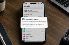 Indexing in Progress завис в iOS 27. Что делать? Фото.