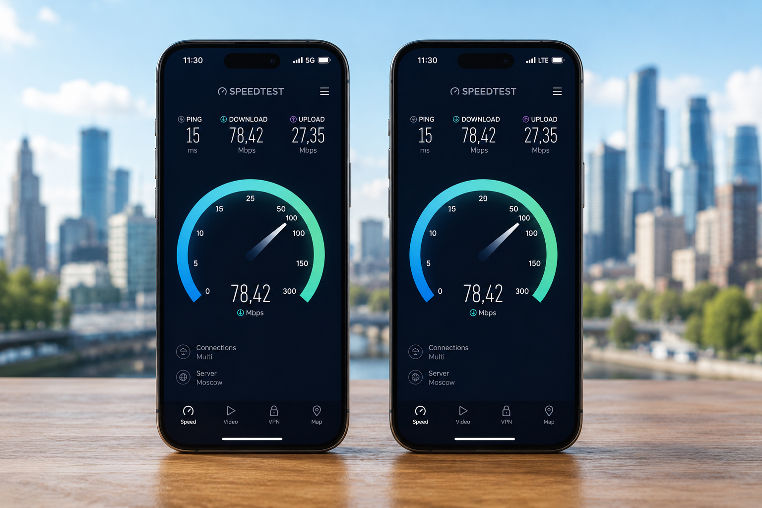 Частоты 5G в России: почему это важно. Скорость у 5G и LTE будет одинаковой. По крайней мере, первое время. Фото.