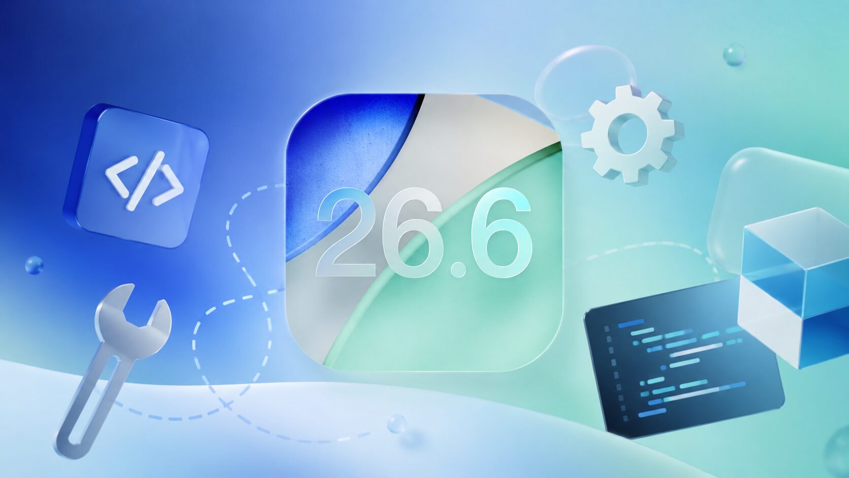 iOS 26.6 beta 2 наконец-то вышла. Правда, пока только для разработчиков. Фото.
