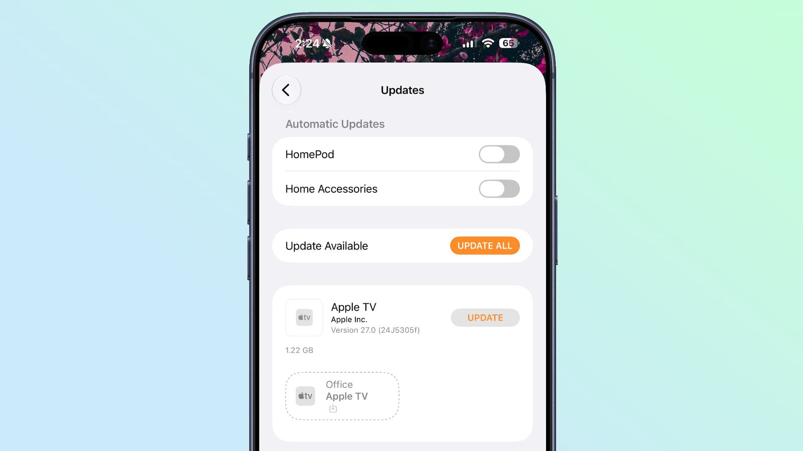Как обновить Apple TV с iPhone удалённо. Apple TV теперь можно обновить удаленно. Фото.