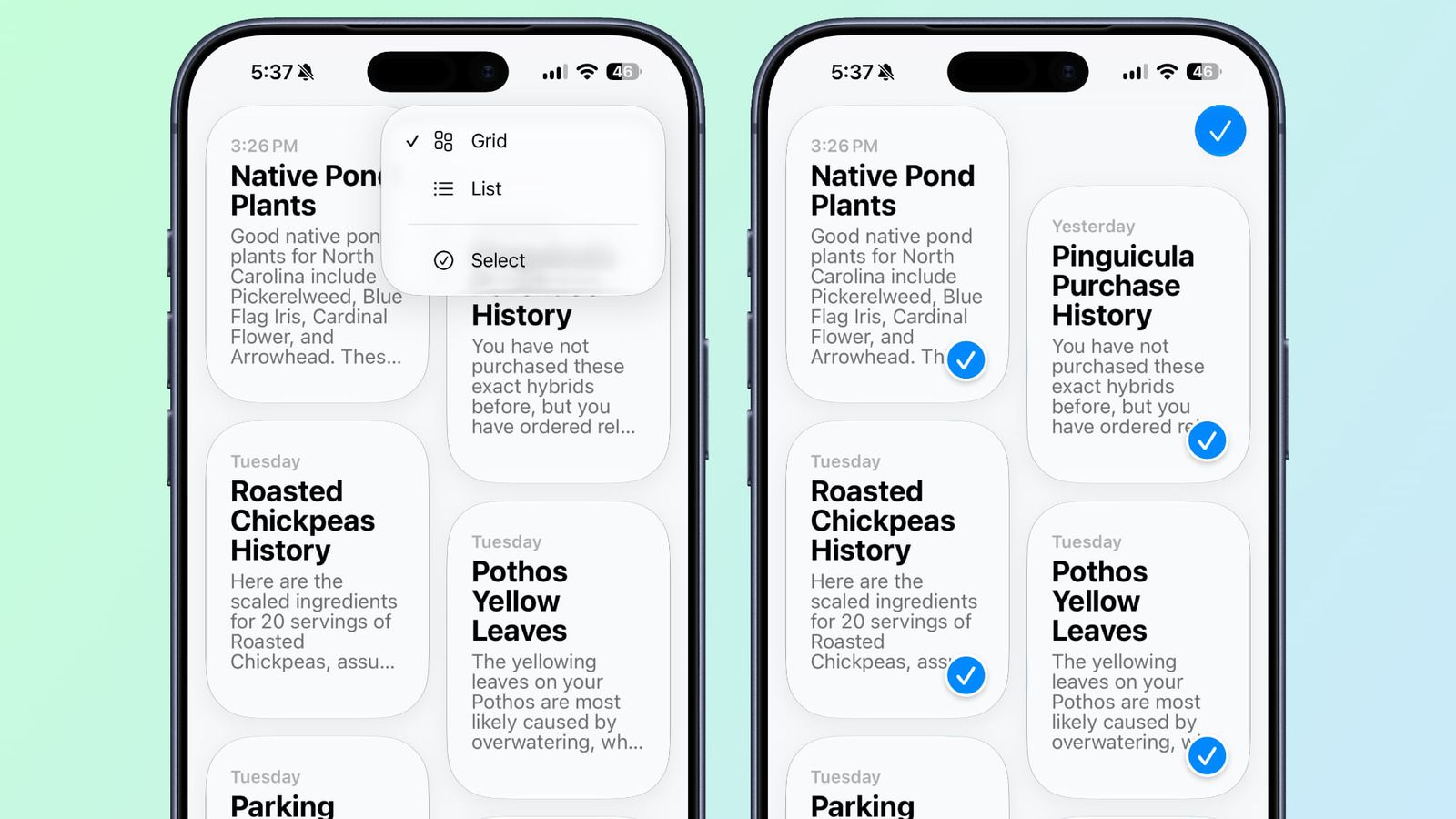 Какие мелкие функции появились в iOS 27 Beta 2. Выбор нескольких диалогов для удаления. Фото.