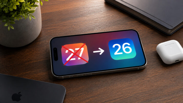 Как откатиться с iOS 27 на iOS 26. Фото.
