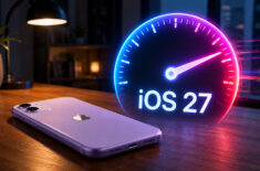 Как отличается скорость работы iPhone на iOS 27 от iOS 26. Фото.