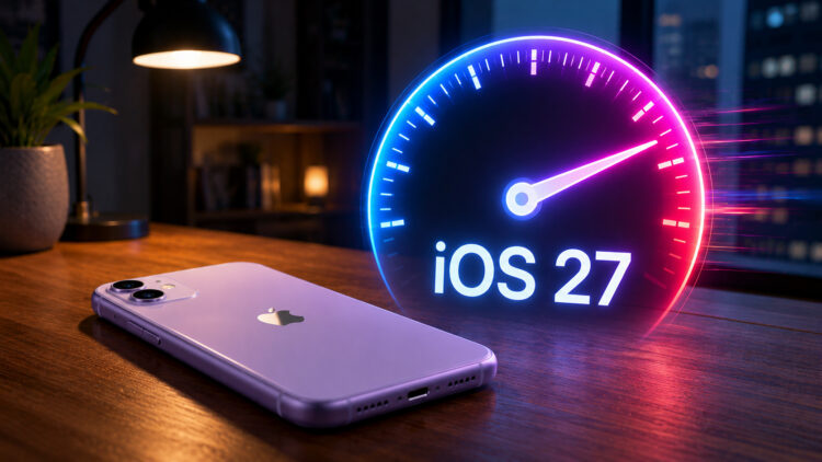 Как отличается скорость работы iPhone на iOS 27 от iOS 26. Как отличается скорость работы iPhone на iOS 27 от iOS 26. Фото.