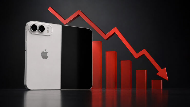 Главная причина не покупать складной iPhone, а выбрать обычный. Фото.