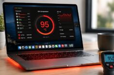 Mac греется. Как проверить температуру и что с этим делать. Фото.