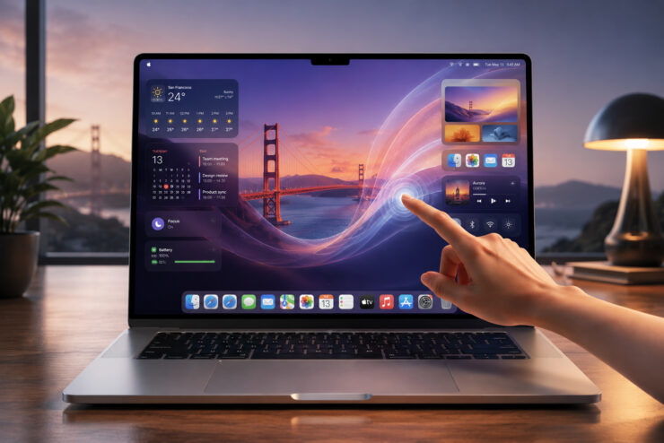Apple случайно подтвердила разработку сенсорного MacBook в macOS 27 Golden Gate. Фото.