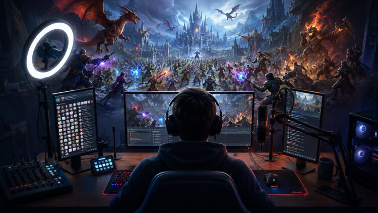 Почему MMORPG сложно стримить: проблемы и нишевые платформы 2026. Фото.