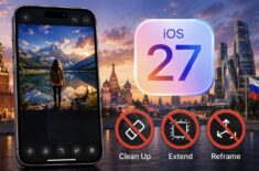 Apple отключила ИИ-редактор фото в iOS 27 для iPhone в России, но я нашел лазейку. Фото.