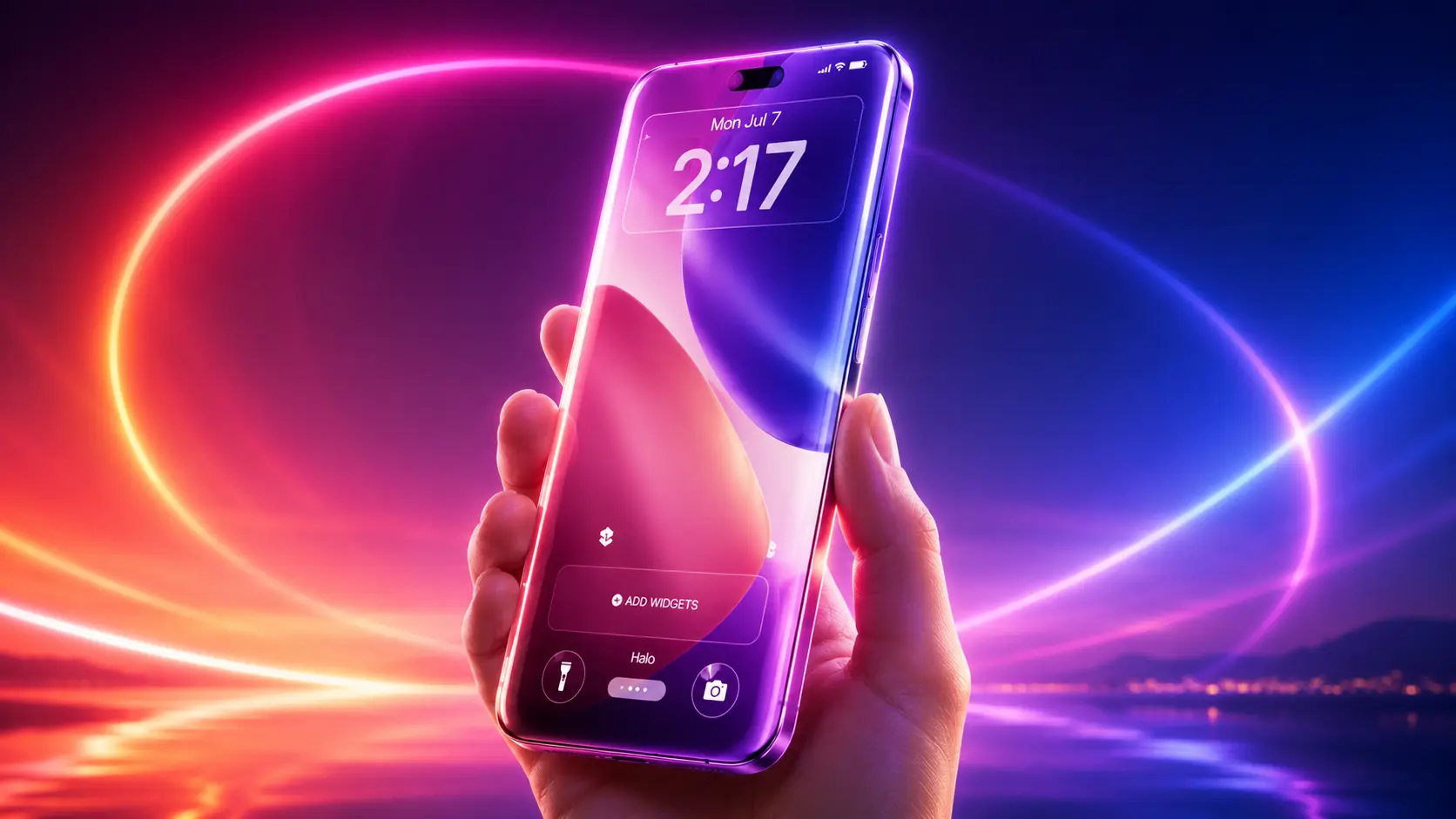 Каким будет юбилейный iPhone 20 в 2027 году. У юбилейного айфона экран будет со всех сторон. Фото.