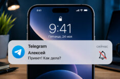 Зачеркнутый колокольчик в Telegram — что это и почему уведомления приходят без звука. Фото.