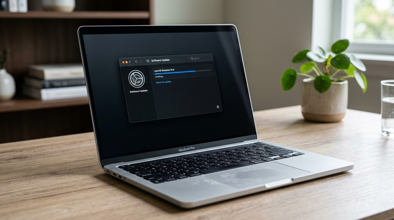 На Mac обновление устанавливается через раздел «Обновление ПО»