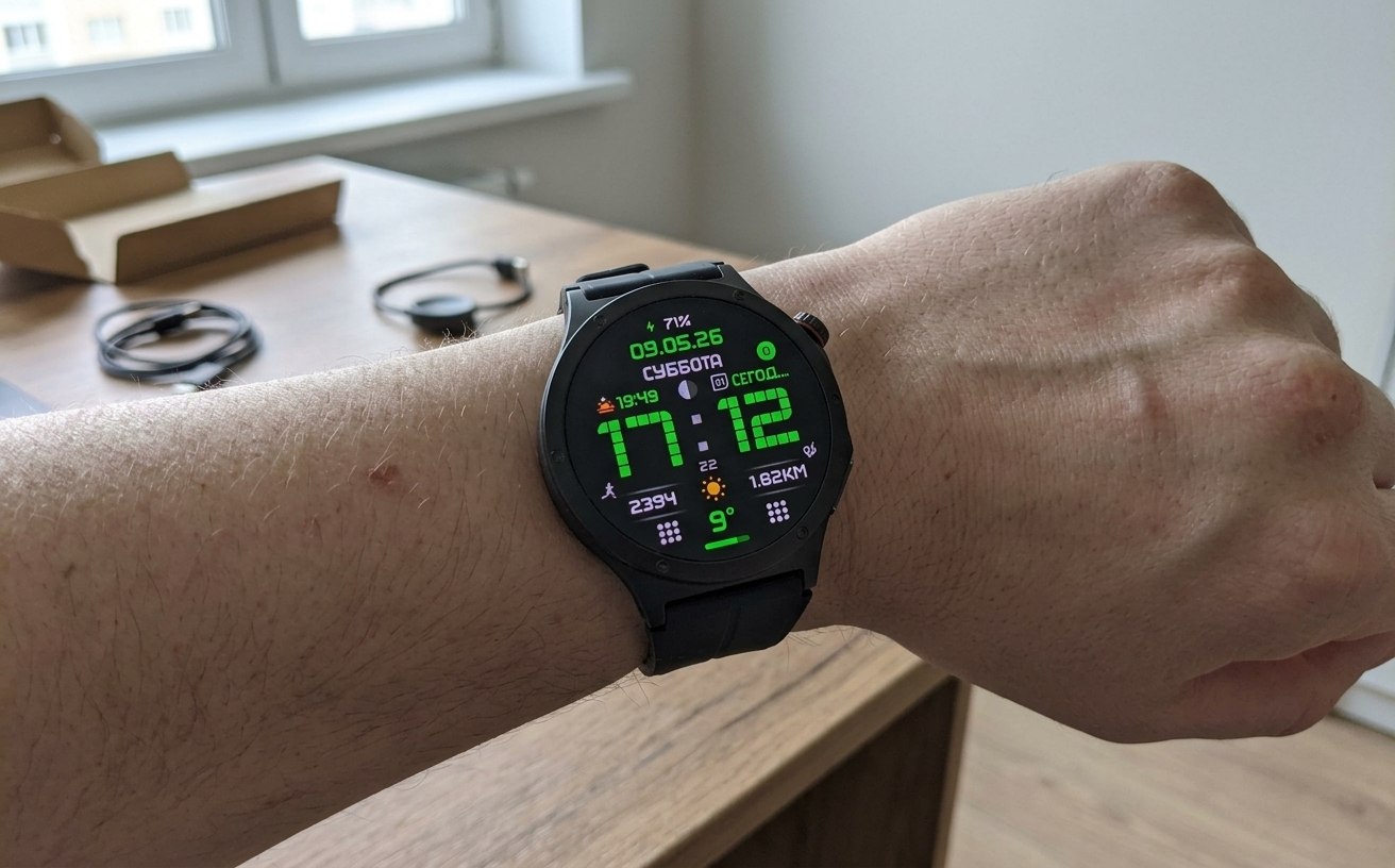 OnePlus Watch 4 для спорта: пульс, VO2 Max, сон и маршруты. Выбор циферблатов огромный на любой вкус. Фото.