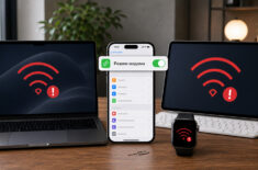 Не подключаются устройства к режиму модема на iPhone. Лайфхак, который решает проблему. Фото.
