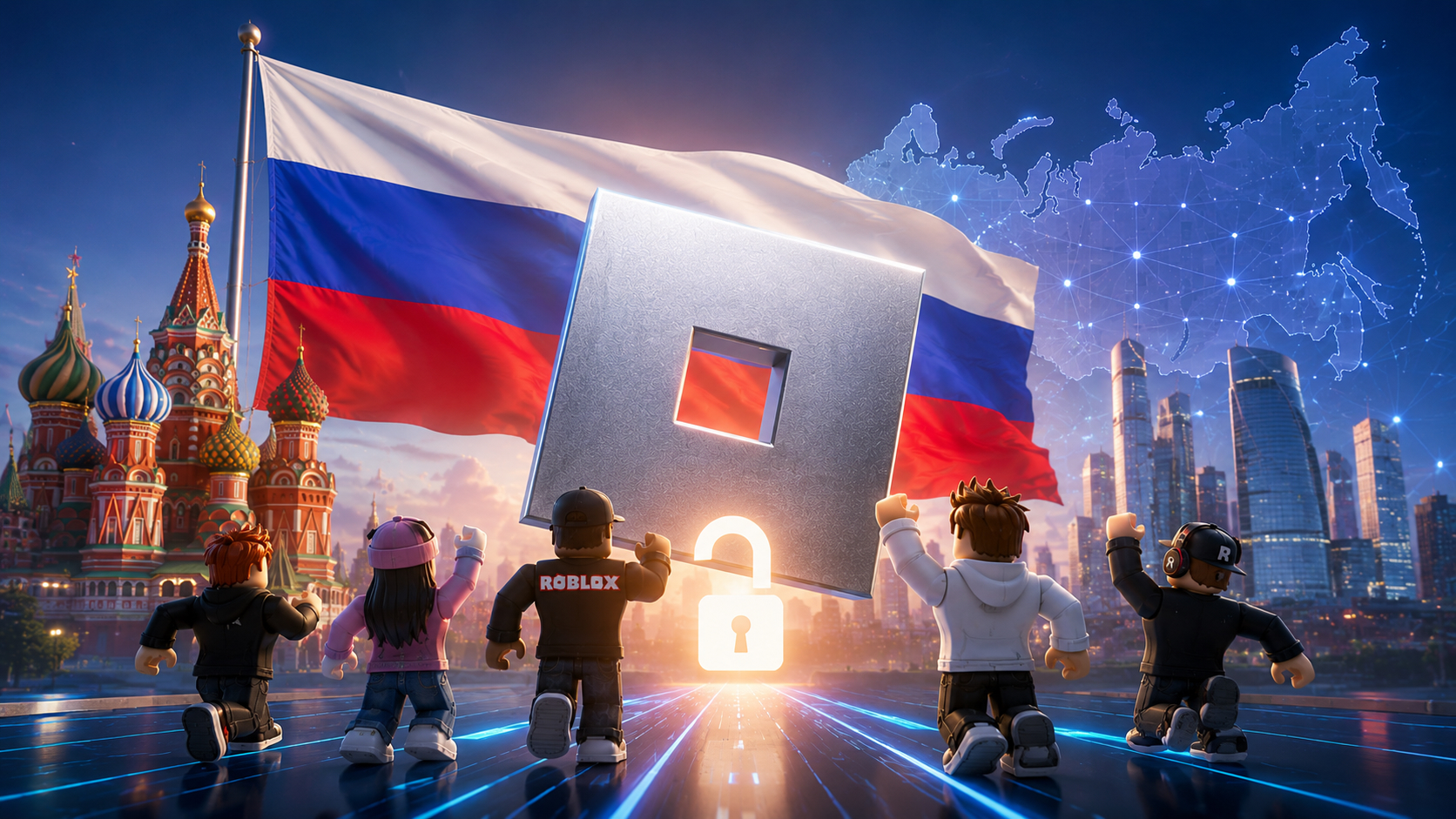 Когда Roblox снова заработает в России. Разблокировка уже показалась на горизонте. Фото.