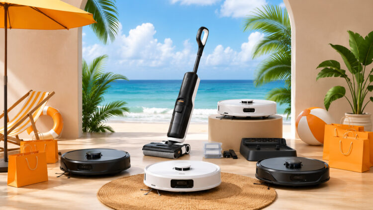 Роботы и пылесосы Roborock по акции: летняя распродажа на AliExpress. Фото.