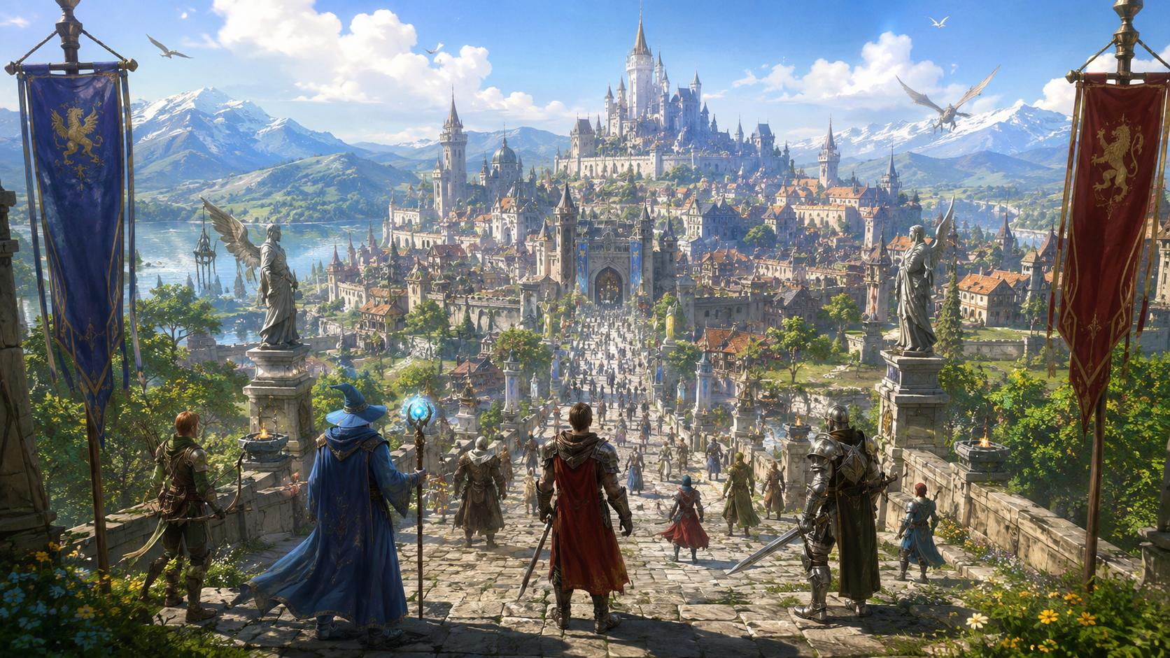 Первые графические MMORPG. С развитием графики игры стали выглядеть совершенно иначе. Фото.