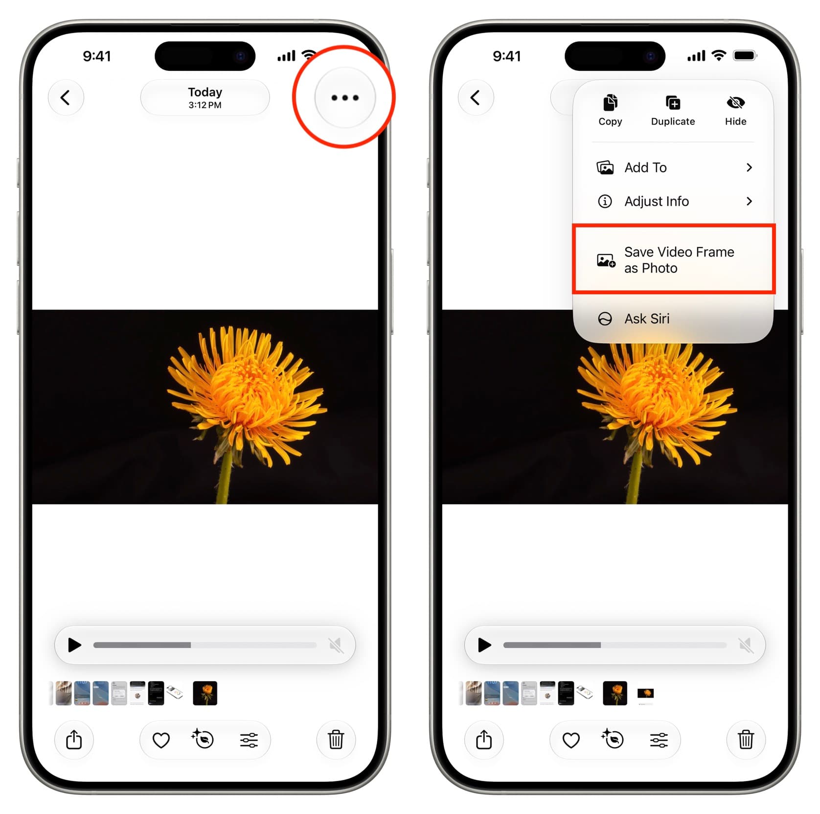 Как сохранить фото из видео на iPhone и iPad. На айфоне всё работает проще простого. Фото.