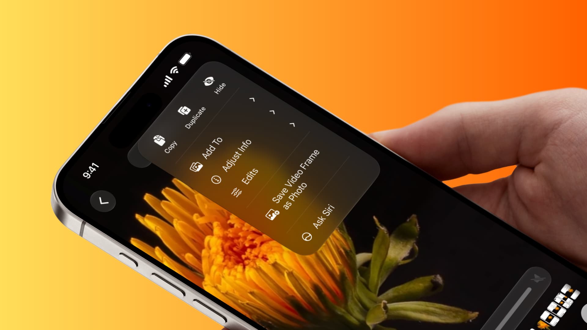 Чем сохранённый кадр отличается от скриншота на iPhone. В приложении «Фото» появился новый переключатель. Фото.