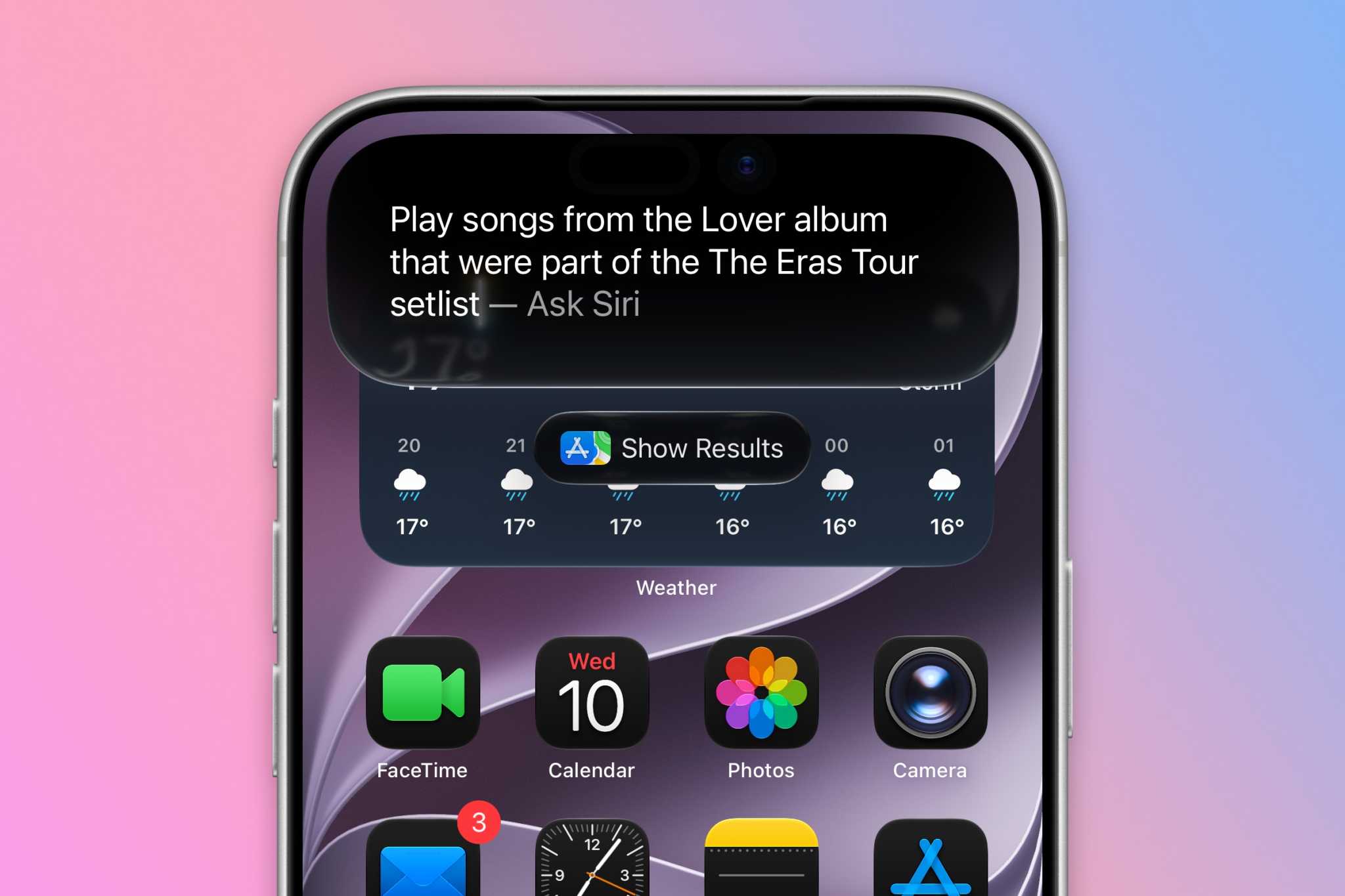 Чем новая Siri в iOS 27 отличается от старой. Во-первых, новая Siri AI даже выглядит иначе. А во-вторых, реально умеет искать данные. Фото.