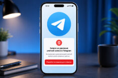 Запрос на удаление учетной записи в Telegram: не переходите по ссылке, это ловушка. Фото.