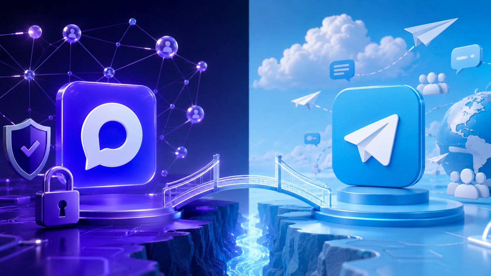 Чем отличается МАКС от Telegram. Отличий у мессенджеров реально много. Фото.