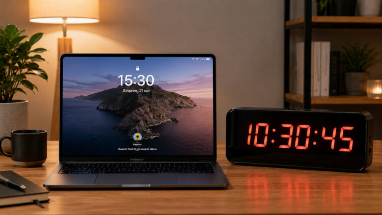 Неправильное время на компьютере Mac: причины и пошаговое исправление. Фото.