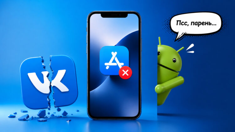 Из App Store пропал весь VK: что делать владельцу iPhone. Фото.