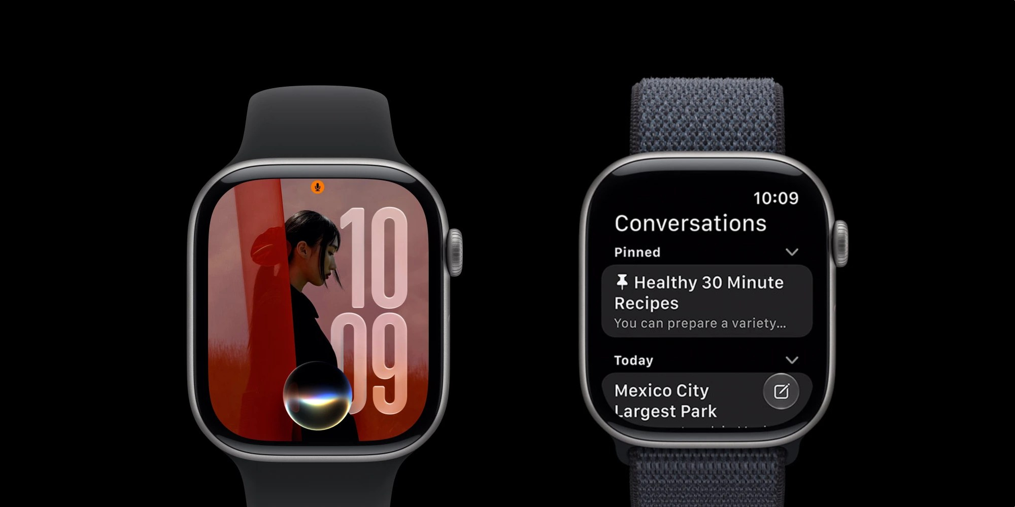 Siri AI на Apple Watch: что умеет новый помощник в watchOS 27. Для Сири будет отдельное приложение. Фото.