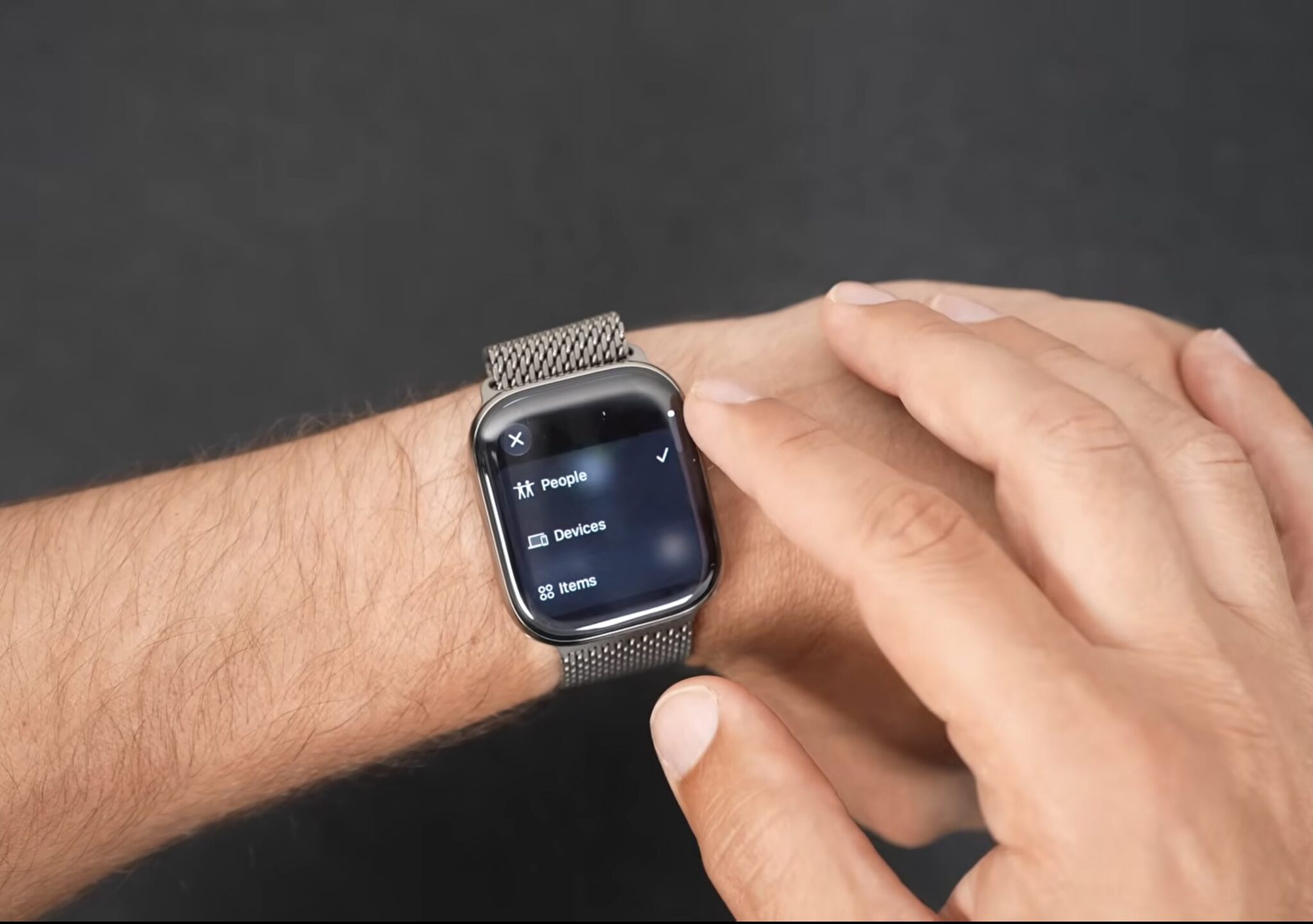 Новые жесты управления на Apple Watch. Поиск всего теперь сосредоточен в одном приложении. Фото.