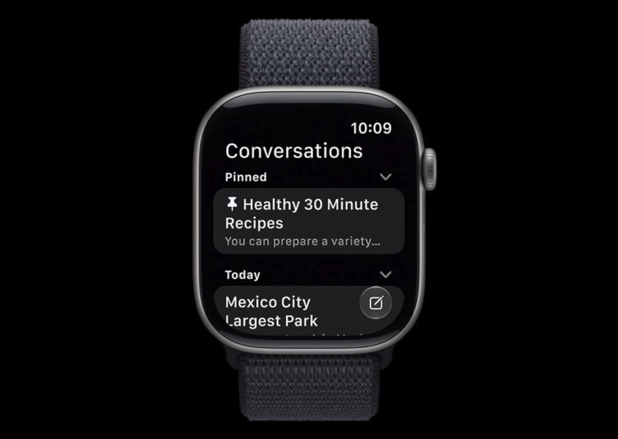 Что умеет новая Siri на Apple Watch. И возможность сохранять диалоги. Фото.