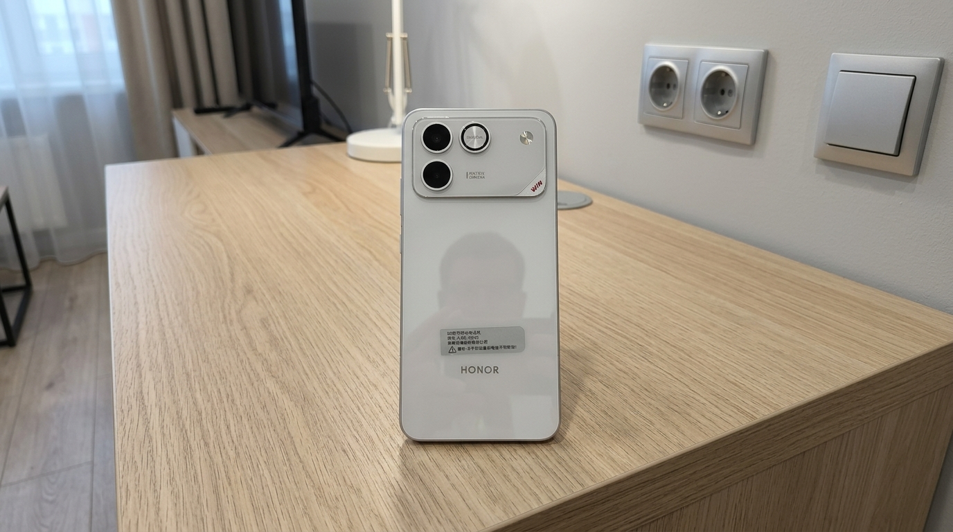 Honor Win RT: Snapdragon 8 Elite и батарея-монстр в тонком корпусе. 10 000 мАч при толщине 8,3 мм — я сначала не поверил, но цифры не врут. Фото.
