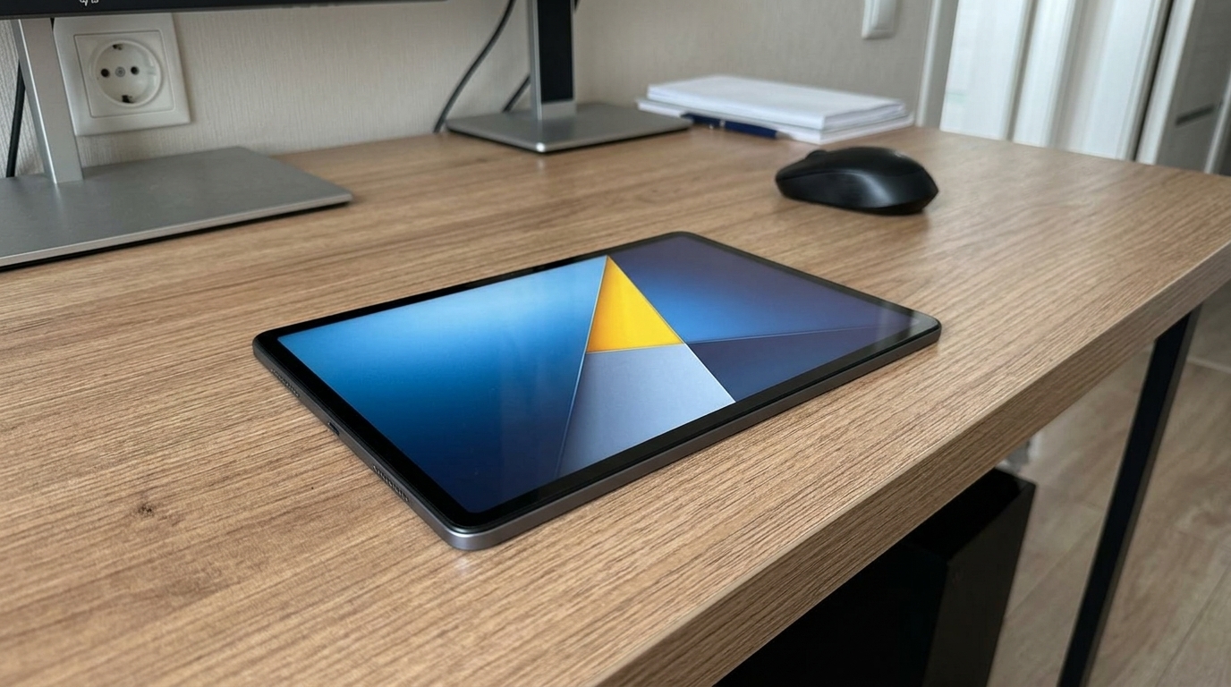 POCO Pad M1: большой планшет вместо iPad. 12,1 дюйма, 8/256 ГБ — и при этом стоит как чехол для iPad Pro. Фото.
