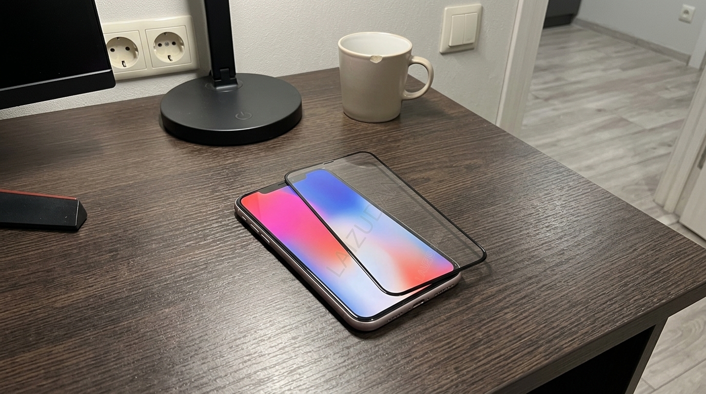 Защитное стекло для любого iPhone. За 127 рублей — и телефон роняешь уже без того холодного ужаса внутри. Фото.