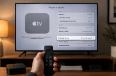 Как увеличить размер текста на Apple TV в tvOS 27: пошаговая инструкция. Фото.