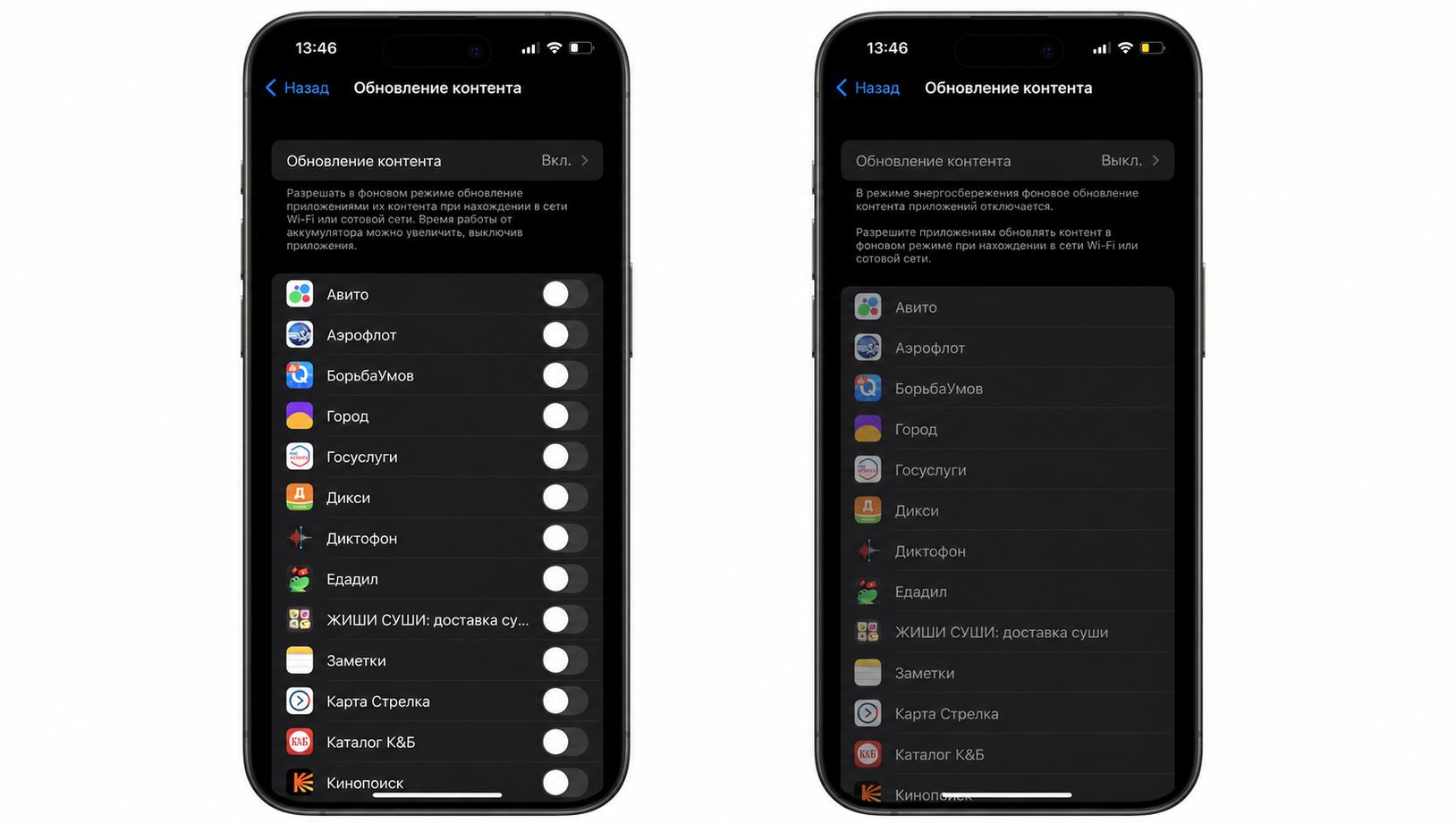Как работают приложения в фоне на iPhone. Обновление контента — единственная функция, позволяющая приложениям работать в фоне. Фото.