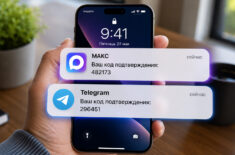 Коды подтверждения приходят в МАКС и Telegram, а не по SMS. Почему так и что делать. Фото.